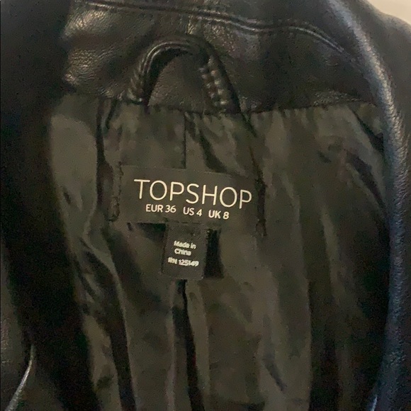 Parka Rembourrée Topshop Moto – Taille UK 12 (haute) – Couleur Beige Avec Capuche Fourrure – Occasion Très Bon état